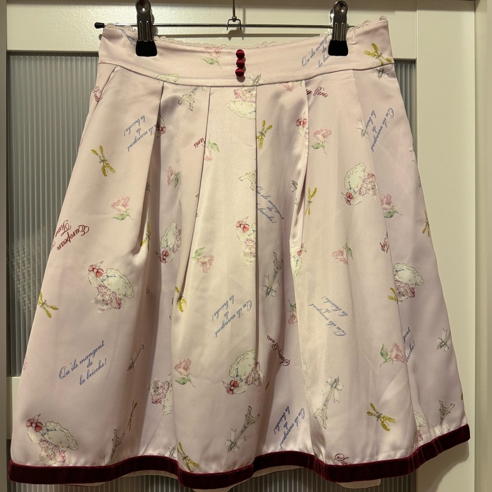 Liz Lisa Pink Eiffel Tower Hamster Skirt